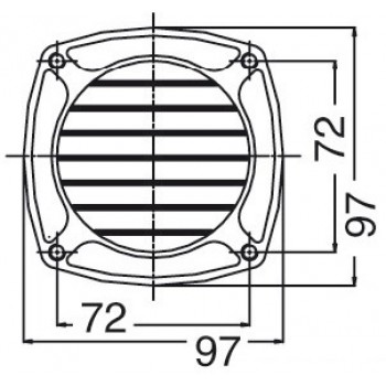 Presa d'aria in Acciaio Inox AISI 316 microfuso e lucidato a specchio - CON VITI